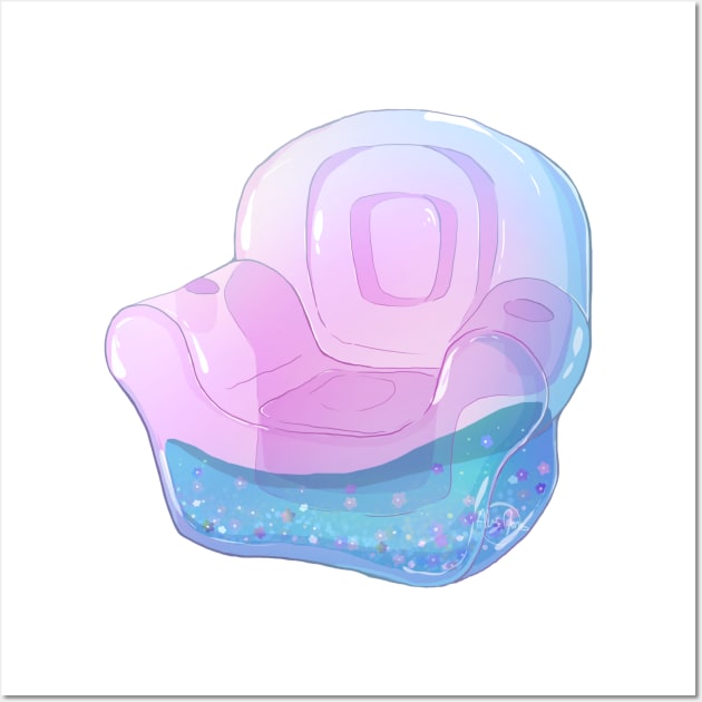 90s Nostalgia Series: Inflatable Chair Wall Art by paintdust